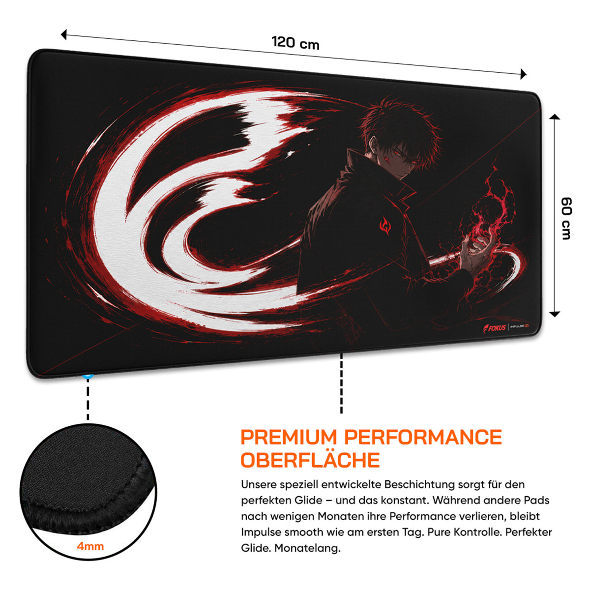 IMPULSE FOKUS PERFORMANCE MOUSEPAD 3XL