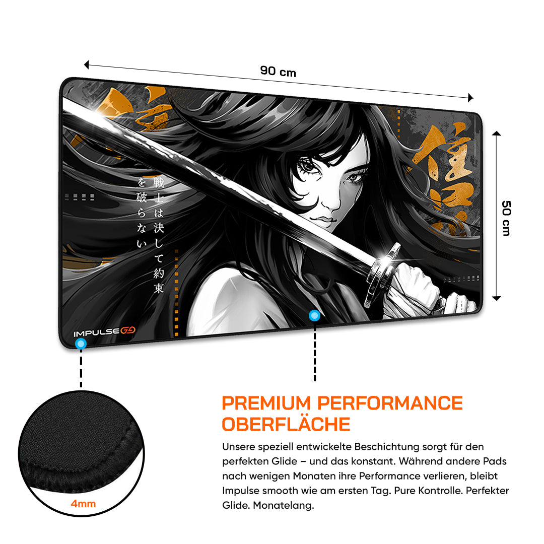 IMPULSE "KATANA QUEEN" PERFORMANCE MOUSEPAD 2XL