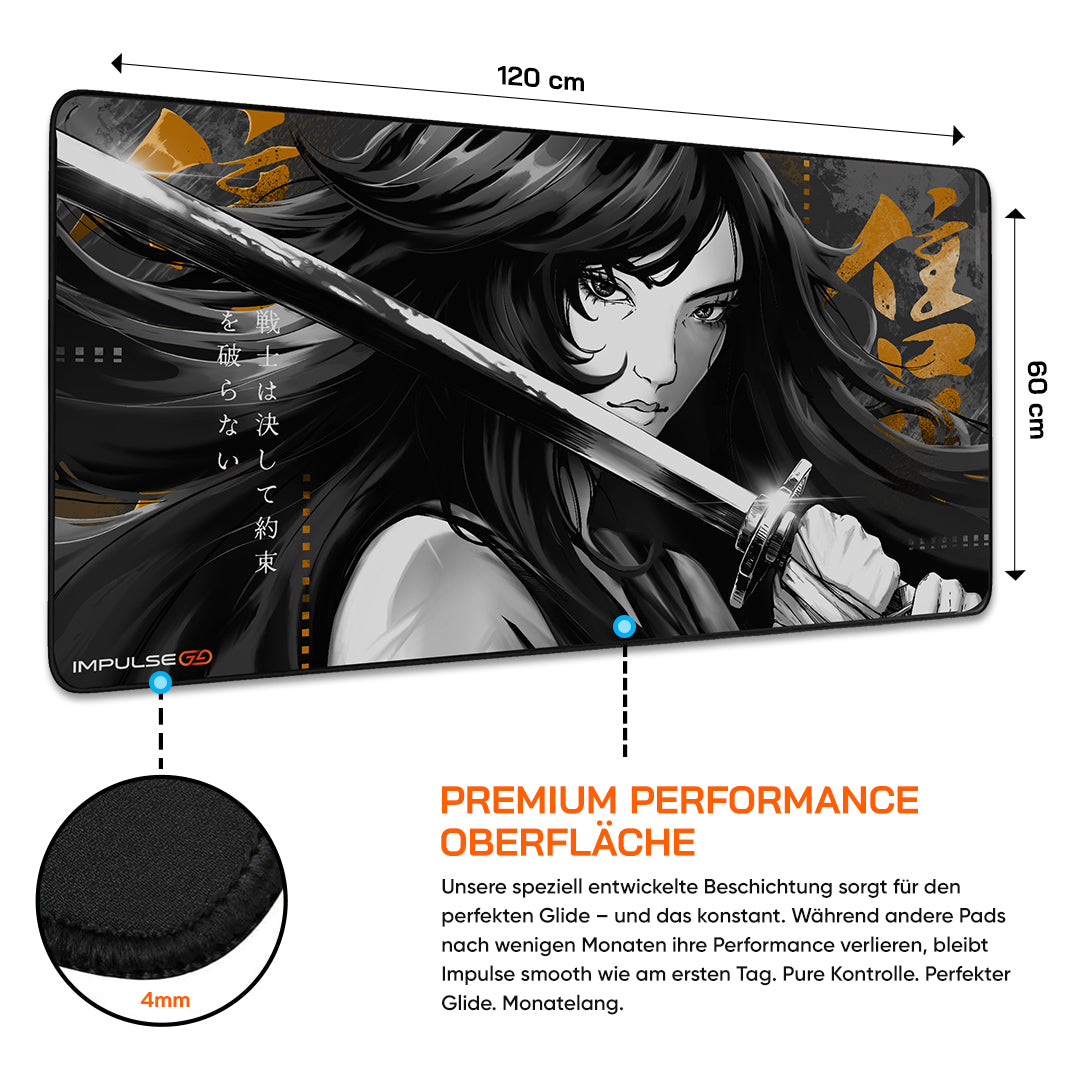 IMPULSE "KATANA QUEEN" PERFORMANCE MOUSEPAD 3XL