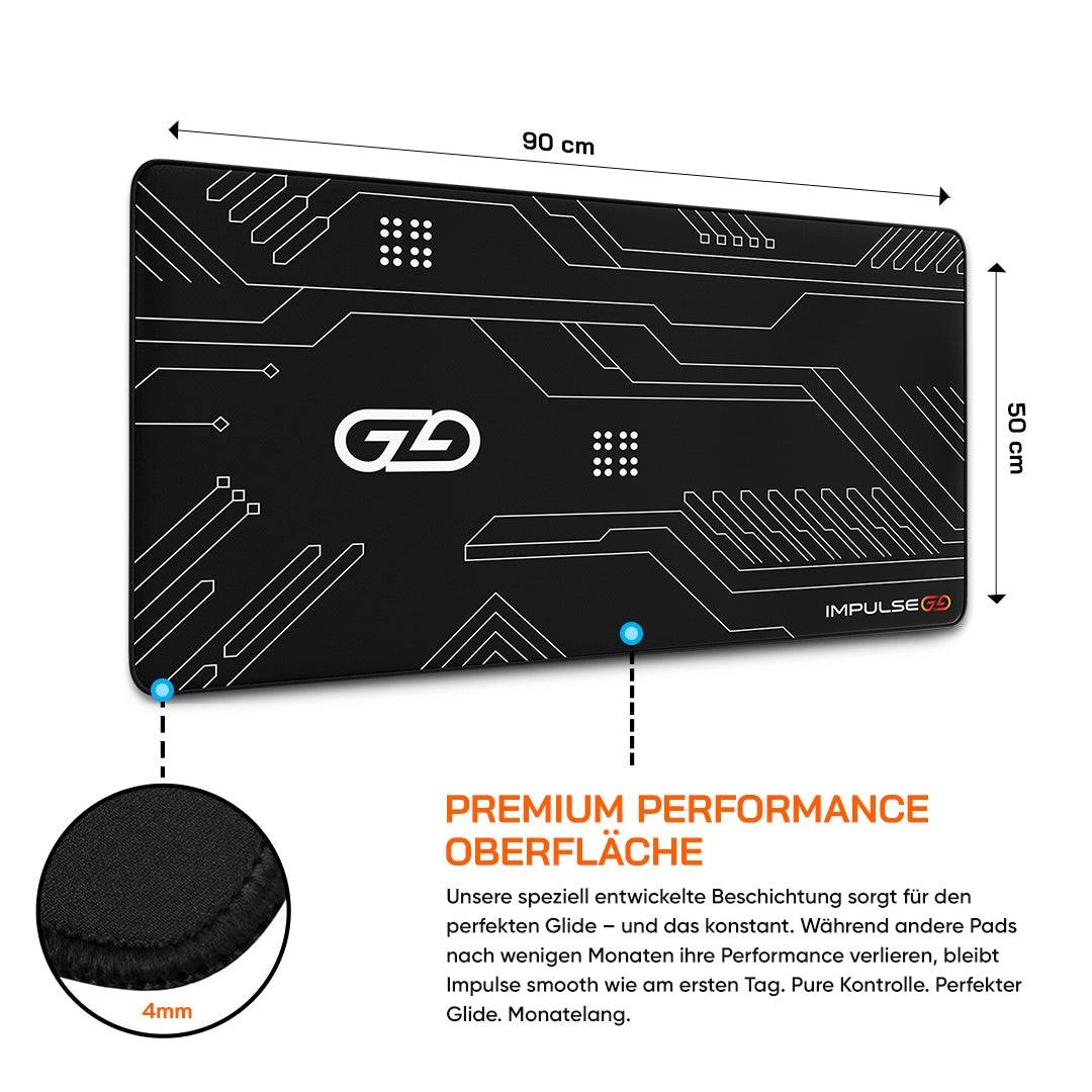 IMPULSE OVERCLOCK PERFORMANCE MOUSEPAD 2XL