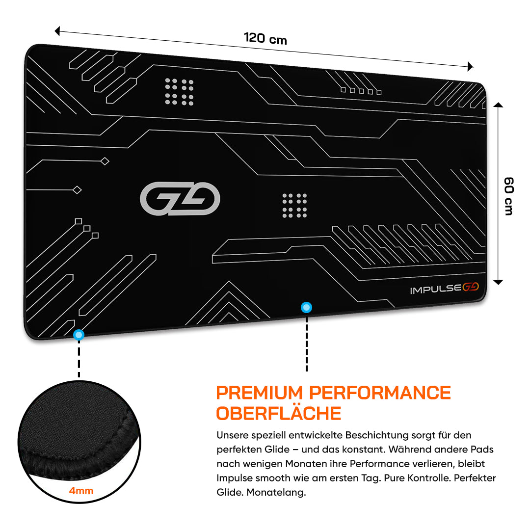 IMPULSE OVERCLOCK PERFORMANCE MOUSEPAD 3XL