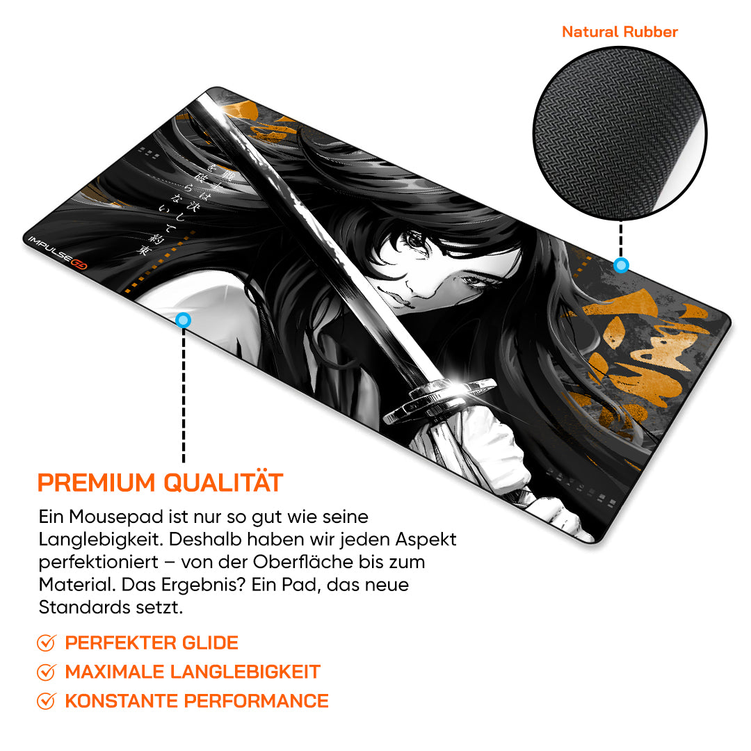 IMPULSE "KATANA QUEEN" PERFORMANCE MOUSEPAD 3XL